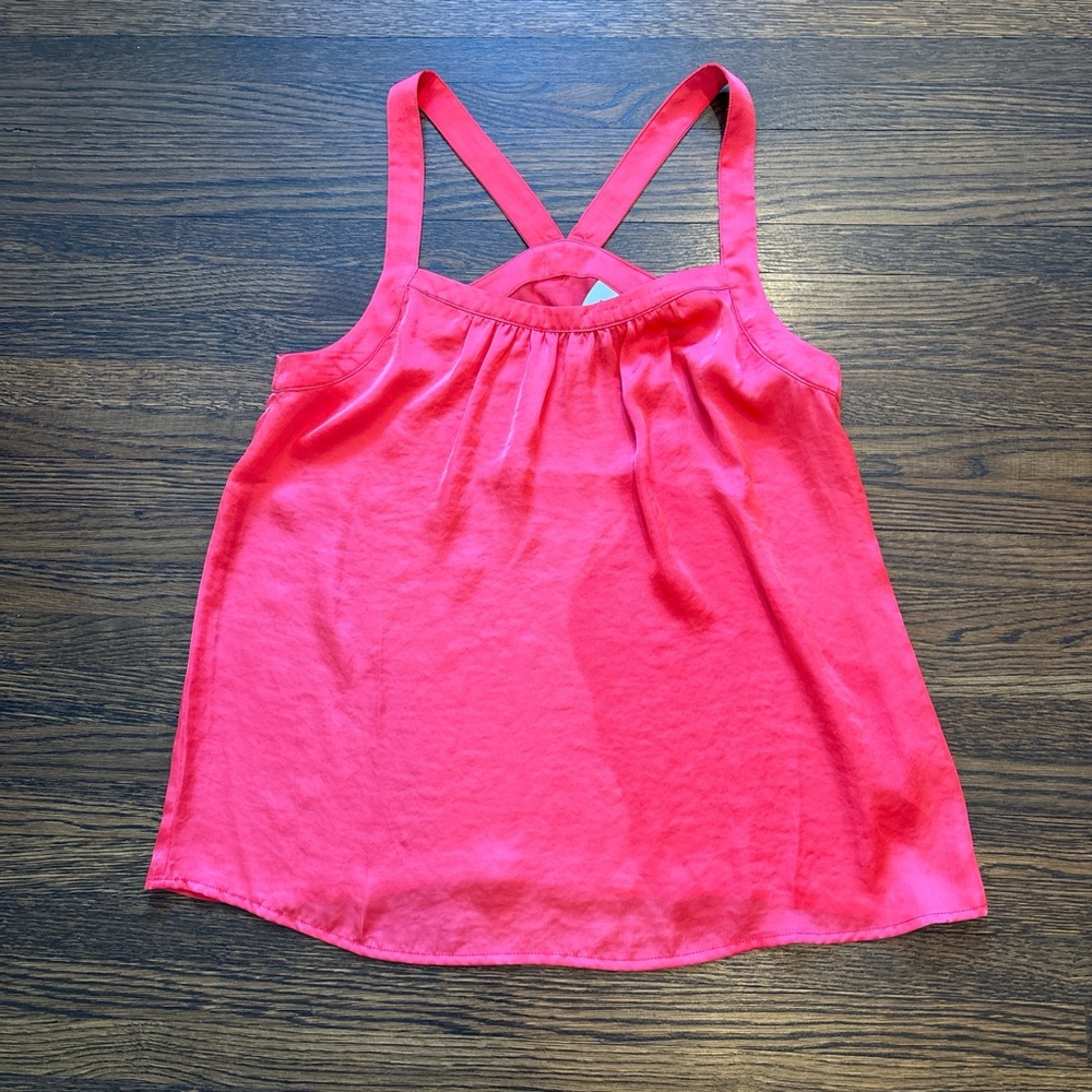 CAbi Hot Pink Strappy Tank Top